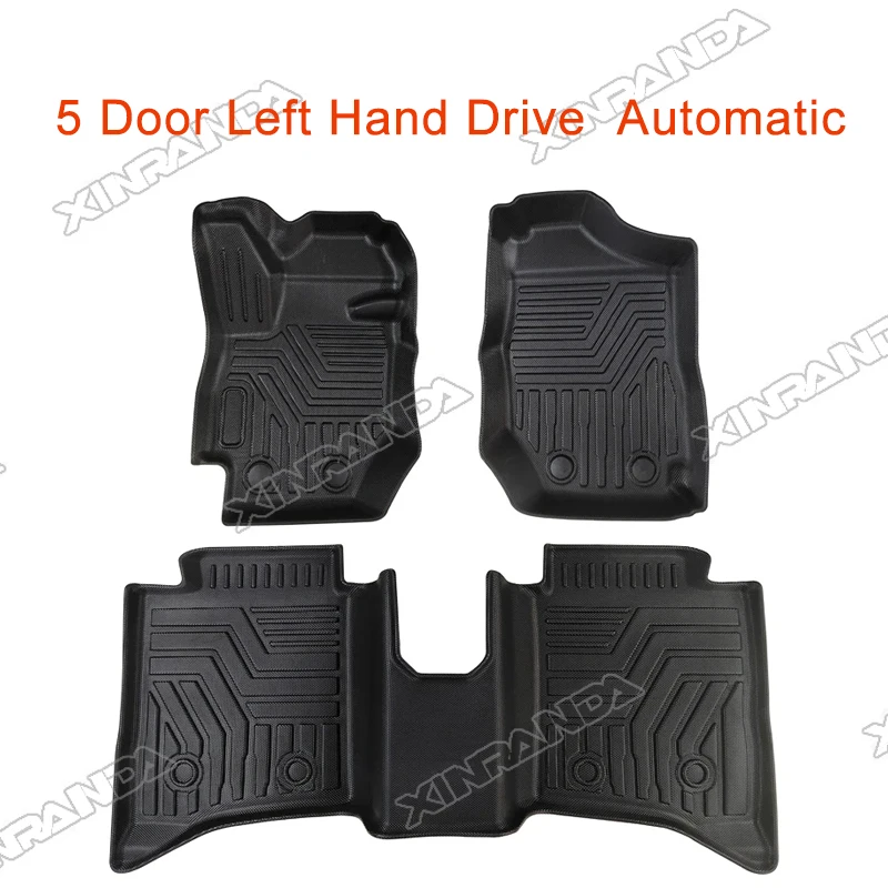 Jimny 5-дверный напольный коврик 3 шт./компл. TPE для Suzuki New Jimny JC74 2023 2024 2025 LHD RHD Ручная автоматическая коробка передач 3D Style
Jimny 5-дверный напольный коврик 3 шт./компл. TPE для Suzuki New Jimny JC74 2023 2024 2025 LHD RHD Ручная автоматическая коробка передач 3D Style