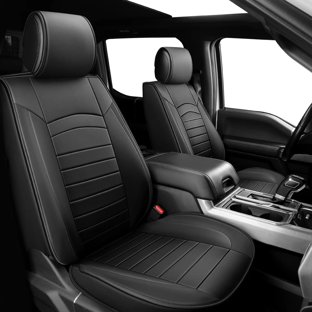 5-Seat Custom Faux Leather Seat Covers Set For Ford F150 F-150 4-Door SuperCrew Crew Cab SuperCab XL XLT King Ranch Limited
5-Seat Custom Faux Leather Seat Covers Set For Ford F150 F-150 4-Door SuperCrew Crew Cab SuperCab XL XLT King Ranch Limited