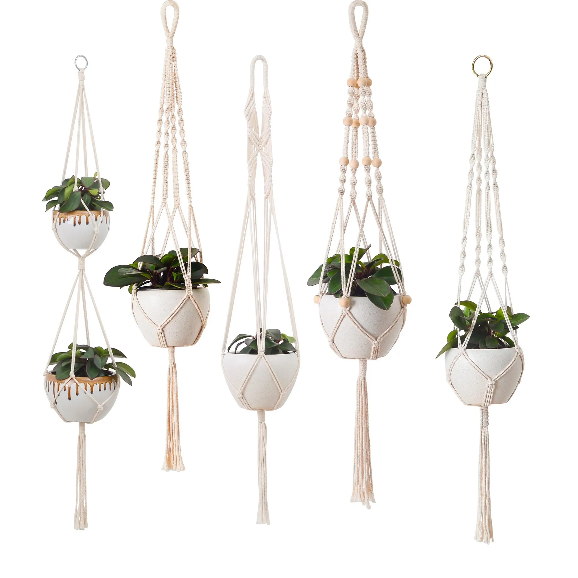 Hand-woven cotton flower pot a net rope hanging basket weaving plant garden balcony hang rope net herramientas bonsai
Hand-woven cotton flower pot a net rope hanging basket weaving plant garden balcony hang rope net herramientas bonsai