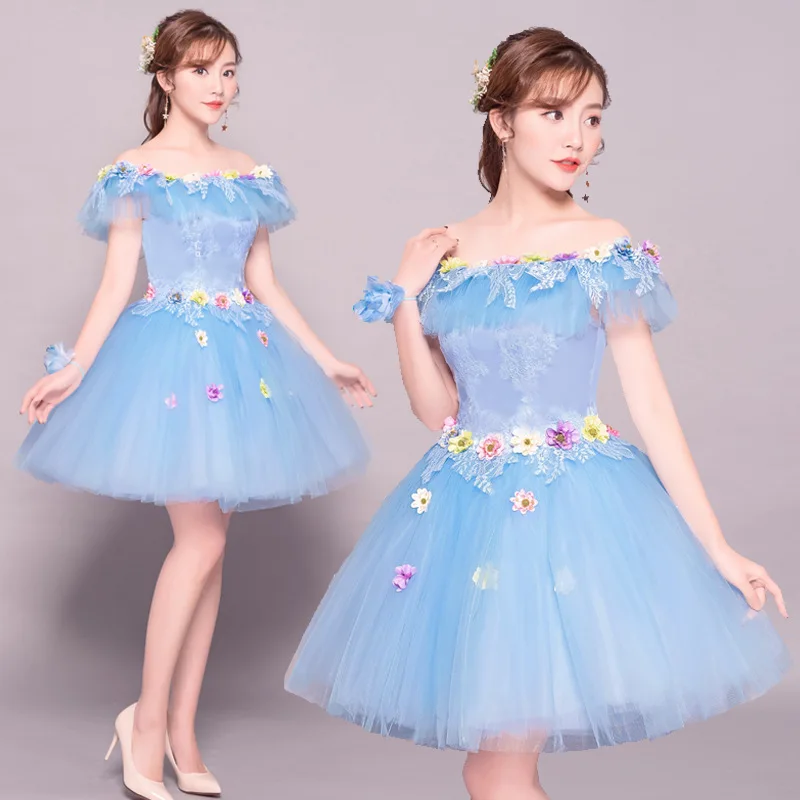 Classic Off The Shoulder Short Evening Dress 2023 New Blue Sweet Elegant Ball Gown Colorful Appliques Fairy Sukienka Wieczorowa
Classic Off The Shoulder Short Evening Dress 2023 New Blue Sweet Elegant Ball Gown Colorful Appliques Fairy Sukienka Wieczorowa