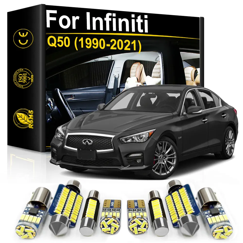 For Infiniti G20 G25 G35 G37 Q40 Q50 1990- 2015 2016 2017 2018 2019 2020 2021 Car Interior Lights LED Accessories Canbus Lamp
For Infiniti G20 G25 G35 G37 Q40 Q50 1990- 2015 2016 2017 2018 2019 2020 2021 Car Interior Lights LED Accessories Canbus Lamp