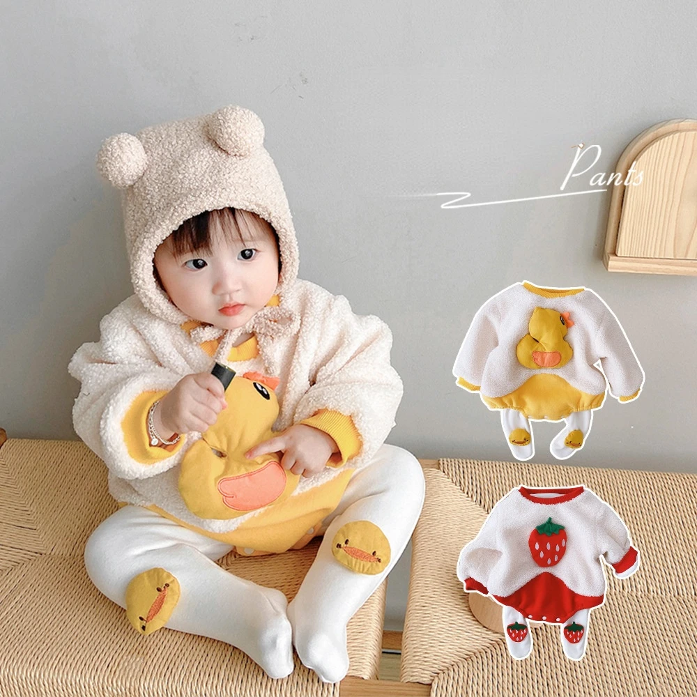 Baby Clothes Winter Toddler Boys Girls Thicken Bodysuit Cute Cartoon Long-sleeved Jumpsuit Infant Romper Christmas Clothing
Baby Clothes Winter Toddler Boys Girls Thicken Bodysuit Cute Cartoon Long-sleeved Jumpsuit Infant Romper Christmas Clothing