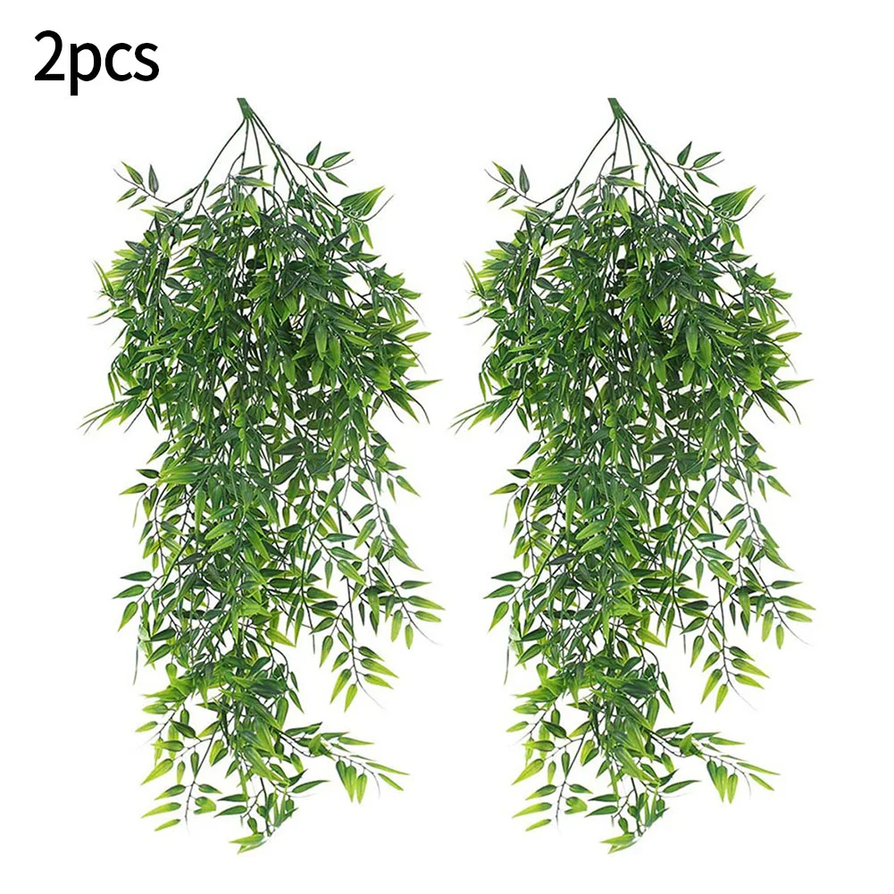 2Pcs 82cm Artificial Plants Fake Bamboo Vines Hanging Fake Plants Faux Bamboo Leaves For Outdoor Wall Decor HomeDecoration
2Pcs 82cm Artificial Plants Fake Bamboo Vines Hanging Fake Plants Faux Bamboo Leaves For Outdoor Wall Decor HomeDecoration