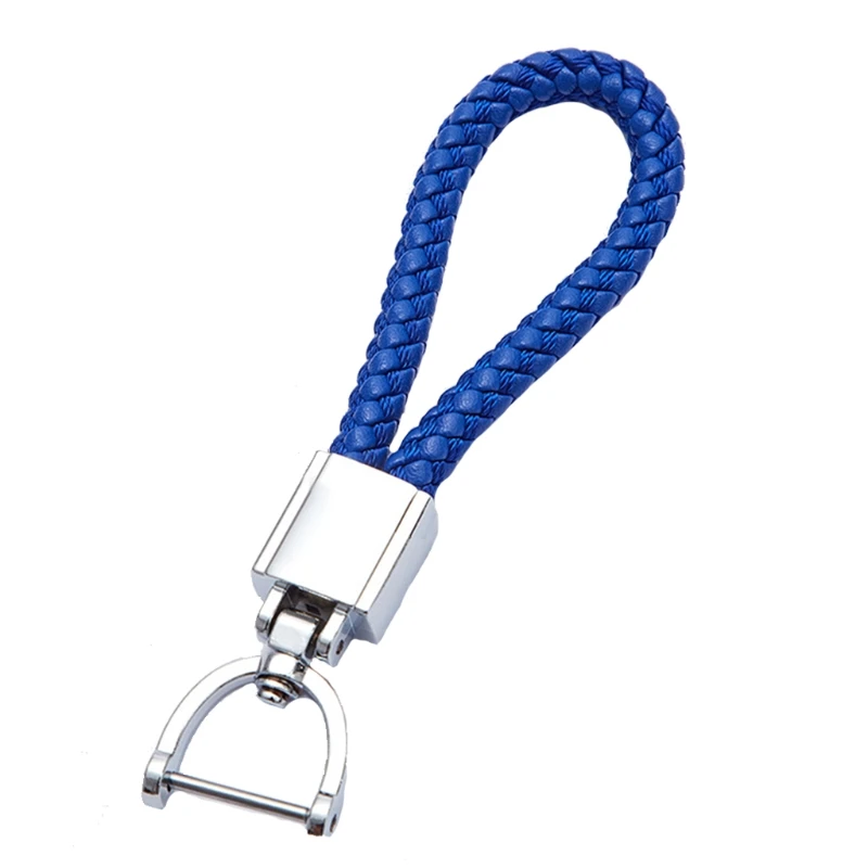 Woven Leather Keychain Detachable Metal 360 Degree Rotating Horseshoe Buckle Braided Moto Car Key Chain
Woven Leather Keychain Detachable Metal 360 Degree Rotating Horseshoe Buckle Braided Moto Car Key Chain