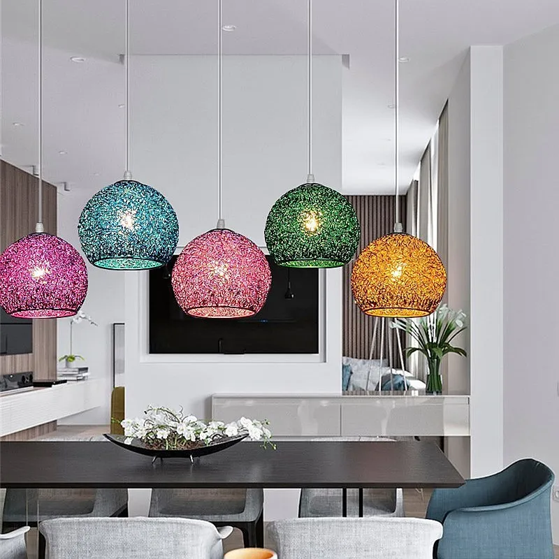 ZK50 Creative Nordic color aluminum wire chandelier personality simple restaurant bedside decorative lamps
ZK50 Creative Nordic color aluminum wire chandelier personality simple restaurant bedside decorative lamps