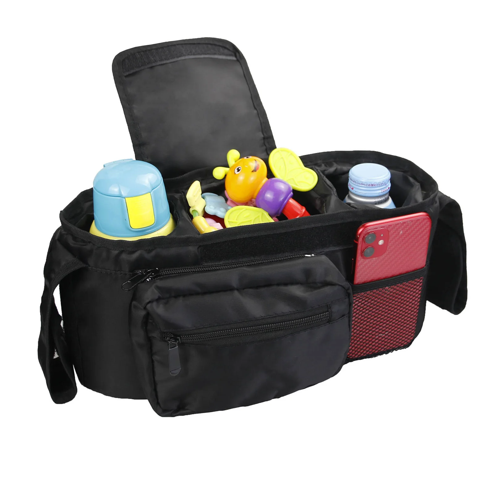 Baby Carriage Bag Adjustable Durable Universal Stroller Organizer Bag Detachable Stroller Accessories Cup Holder Attachment
Baby Carriage Bag Adjustable Durable Universal Stroller Organizer Bag Detachable Stroller Accessories Cup Holder Attachment