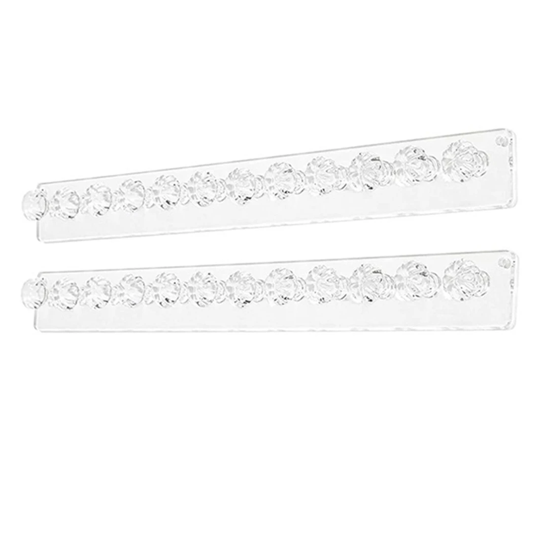 2Pcs Acrylic Necklace Hanger Holder Wall Mounted Jewelry Organizer With 12 Gems Shape Hooks For Bracelets Chains
2Pcs Acrylic Necklace Hanger Holder Wall Mounted Jewelry Organizer With 12 Gems Shape Hooks For Bracelets Chains