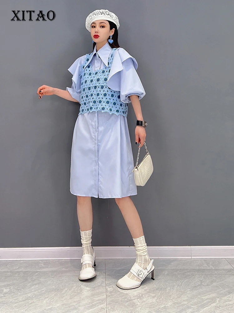 XITAO Women Ruffle Dress Solid Color Single Breast Goddess Fan Casual Style Pleated 2022 Summer Minority Loose Dress WMD6006
XITAO Women Ruffle Dress Solid Color Single Breast Goddess Fan Casual Style Pleated 2022 Summer Minority Loose Dress WMD6006