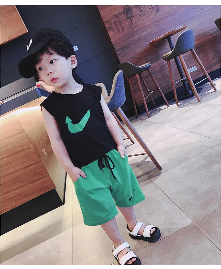 Boys Basketball Sports Suit Summer 1 To 9 Years Old Children Cotton Vest Shorts 2pcs Tracksuits For Baby Outfits Kid Clothes Set
Boys Basketball Sports Suit Summer 1 To 9 Years Old Children Cotton Vest Shorts 2pcs Tracksuits For Baby Outfits Kid Clothes Set