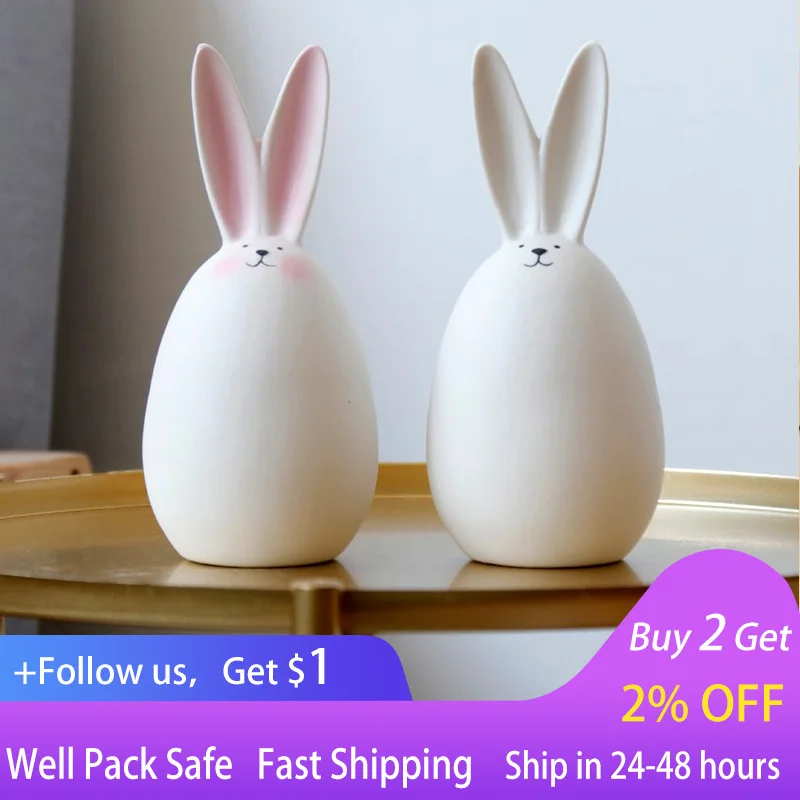 Porcelain handicraft ornaments Home decoration Nordic creative cute cartoon animal rabbit ornaments
Porcelain handicraft ornaments Home decoration Nordic creative cute cartoon animal rabbit ornaments