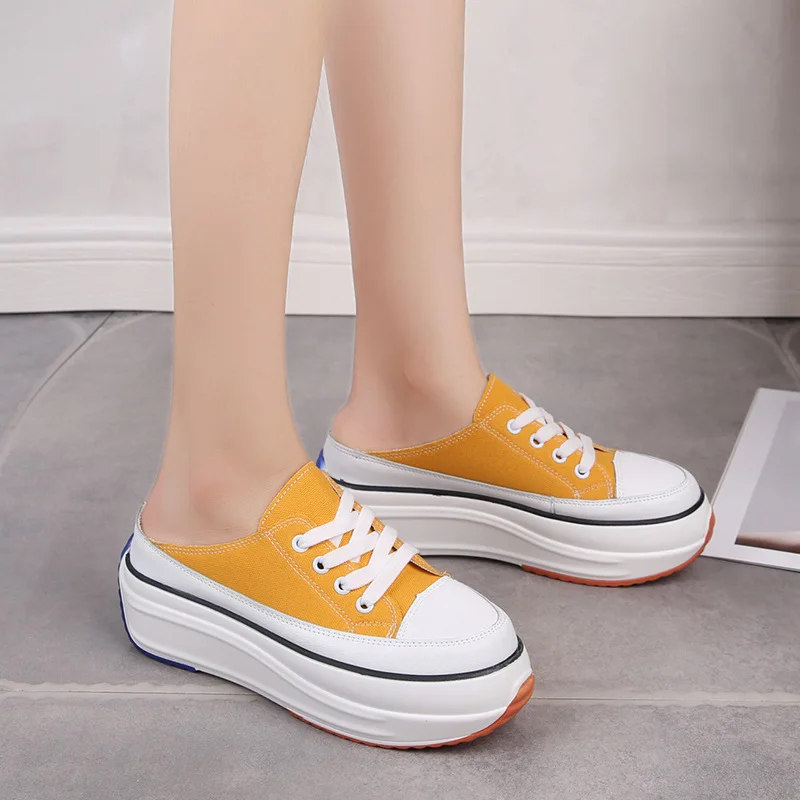 Spring/Autumn Outside Women Slipper For Women Casual Shoes Canvas Shoes Wedges Flat Shoes Thick Platform Student Female Slippers
Spring/Autumn Outside Women Slipper For Women Casual Shoes Canvas Shoes Wedges Flat Shoes Thick Platform Student Female Slippers