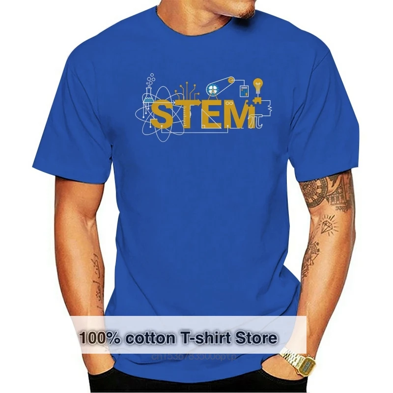 

Мужская черная футболка STEM SCIENCE TECHNOLOGY ENGINEERING Математика для студентов