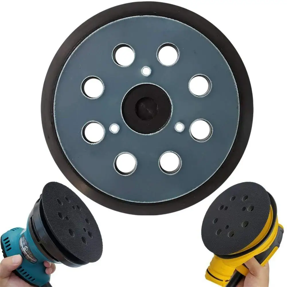 5 inch 8 Hole Replacement Sander Pads 5" Hook and Loop Sanding Backing Plates Sanding Pad for Makita Electric Grinder Power Tool
5 inch 8 Hole Replacement Sander Pads 5" Hook and Loop Sanding Backing Plates Sanding Pad for Makita Electric Grinder Power Tool