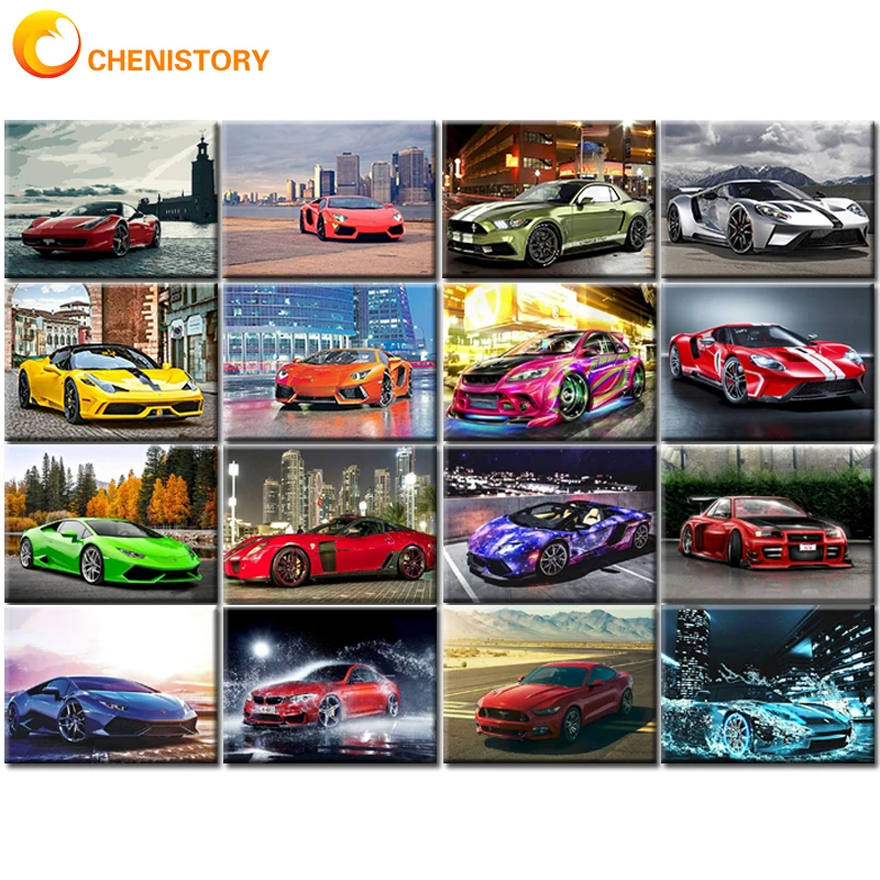 CHENISTORY 60×75cm Painting By Numbers Car Canvas Drawing Handpainted Kits Acrylic Paints Art Unique Gift Wall Decor Frame
CHENISTORY 60×75cm Painting By Numbers Car Canvas Drawing Handpainted Kits Acrylic Paints Art Unique Gift Wall Decor Frame