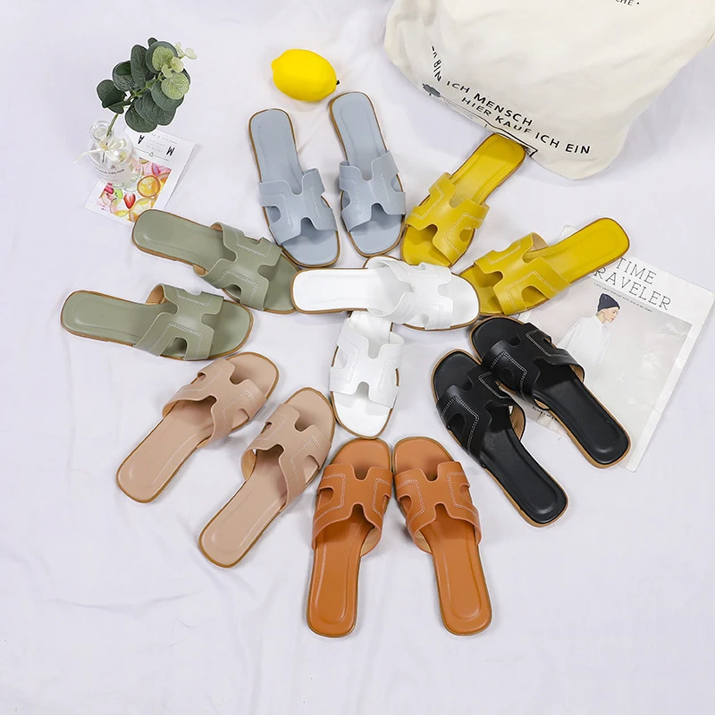 Women's Sandals Shoes 2022 New Ladies Slippers Fashion Flat Slides Casual Beach Flip Flops Open Toe Soft Soled Female Slippers
Women's Sandals Shoes 2022 New Ladies Slippers Fashion Flat Slides Casual Beach Flip Flops Open Toe Soft Soled Female Slippers