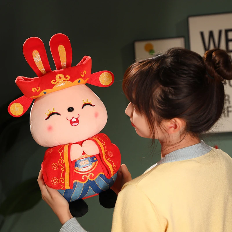 Chinese Zodiac Fortuna Rabbit New Year Tang Suit cute Rabbit Home Decor Stuffed Toy Creative New Year Special Gift For Kids
Chinese Zodiac Fortuna Rabbit New Year Tang Suit cute Rabbit Home Decor Stuffed Toy Creative New Year Special Gift For Kids