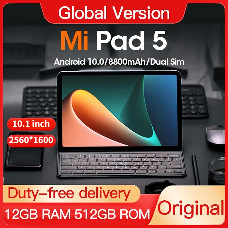 2023 New 4K HD Screen Global Pad Tablet Android 11.0 12GB RAM 512GB ROM Tablette PC Dual SIM Card Or WIFI TABLET
2023 New 4K HD Screen Global Pad Tablet Android 11.0 12GB RAM 512GB ROM Tablette PC Dual SIM Card Or WIFI TABLET