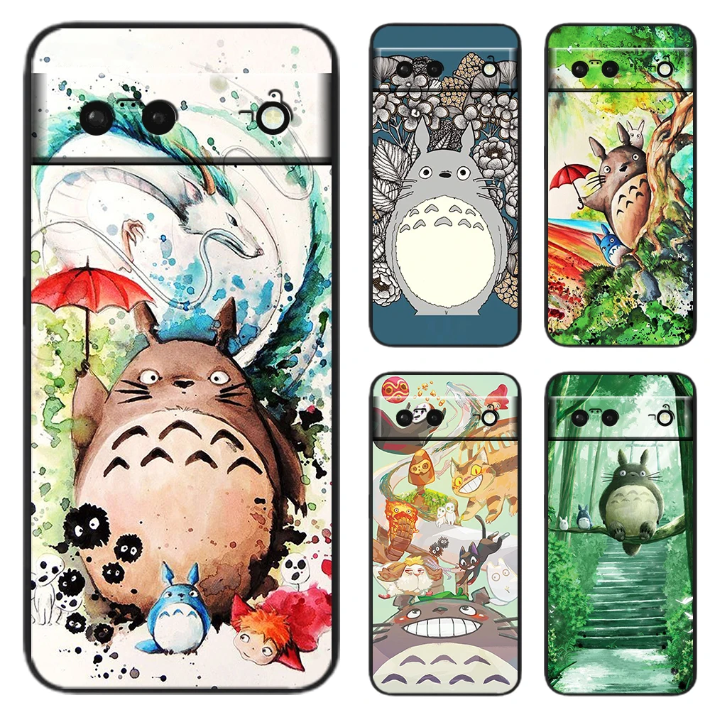 Hot Anime Studio Ghibli Totoro Cover For Google Pixel 7 6 Pro 6A 5A 5 4 4A XL 5G Black Soft Cover Fundas Coque Phone Case
Hot Anime Studio Ghibli Totoro Cover For Google Pixel 7 6 Pro 6A 5A 5 4 4A XL 5G Black Soft Cover Fundas Coque Phone Case