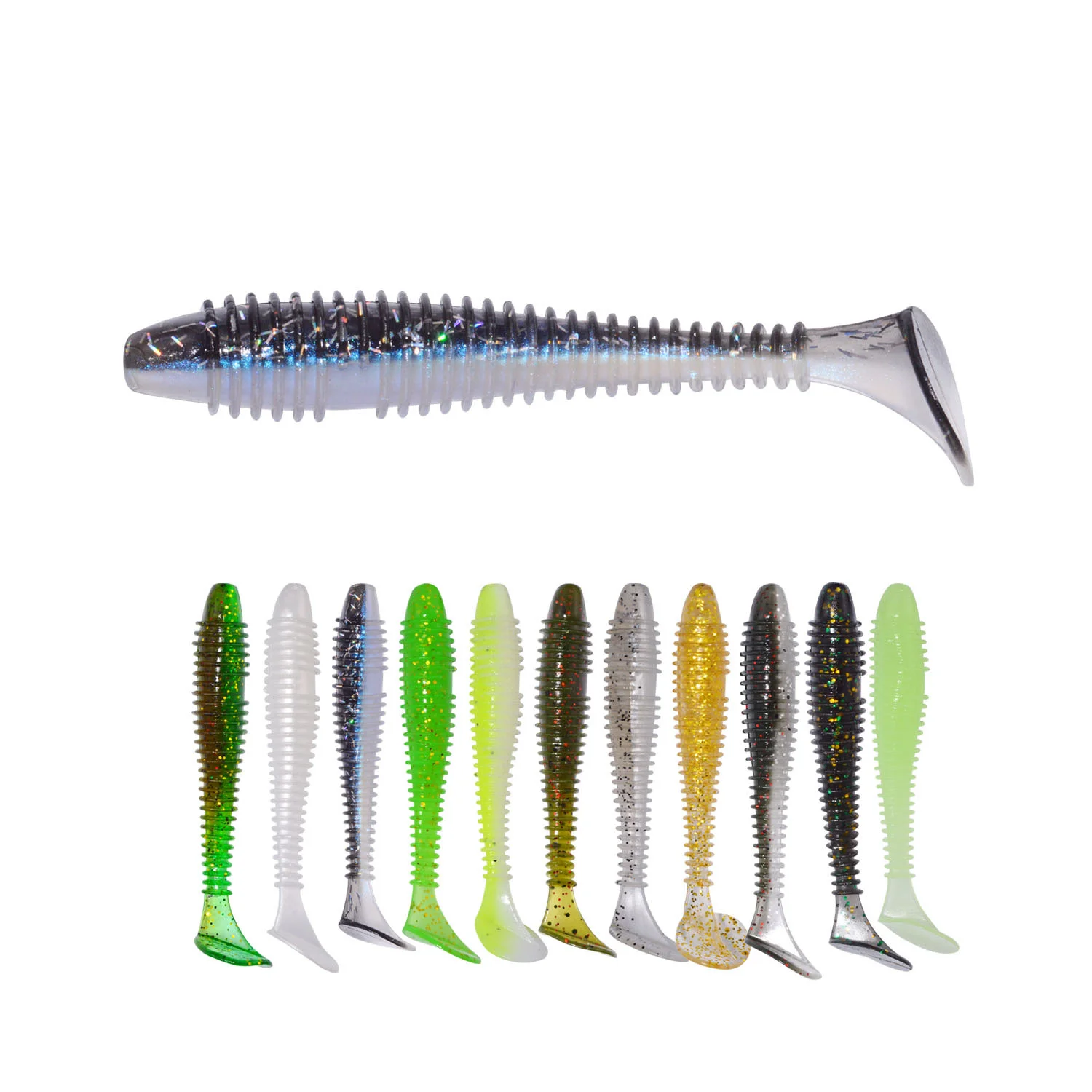 Мягкая Черная приманка для рыбалки 55 мм/1,45 г 14 шт. T Tail, искусственная приманка, морская флейта, искусственная приманка Shad Predator
Мягкая Черная приманка для рыбалки 55 мм/1,45 г 14 шт. T Tail, искусственная приманка, морская флейта, искусственная приманка Shad Predator