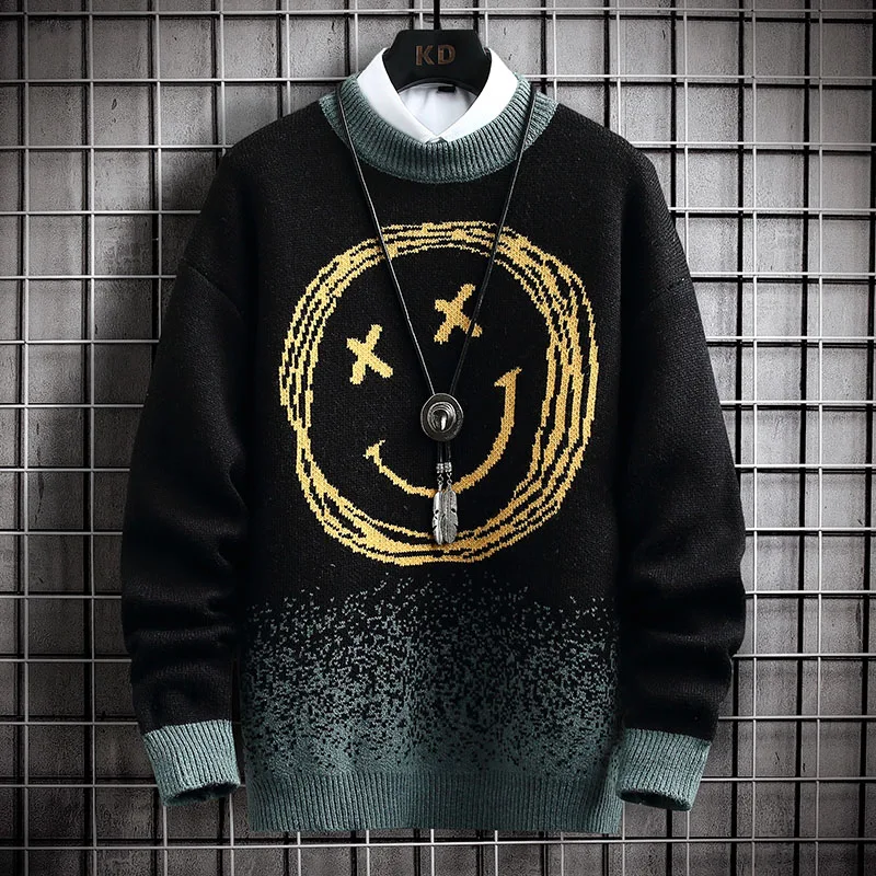 Winter Harajuku Pumpkin Print Round Neck Knitted Men's Tie Dye Pullover High Street Casual Couple Sweaters Halloween Sweater 3XL
Winter Harajuku Pumpkin Print Round Neck Knitted Men's Tie Dye Pullover High Street Casual Couple Sweaters Halloween Sweater 3XL