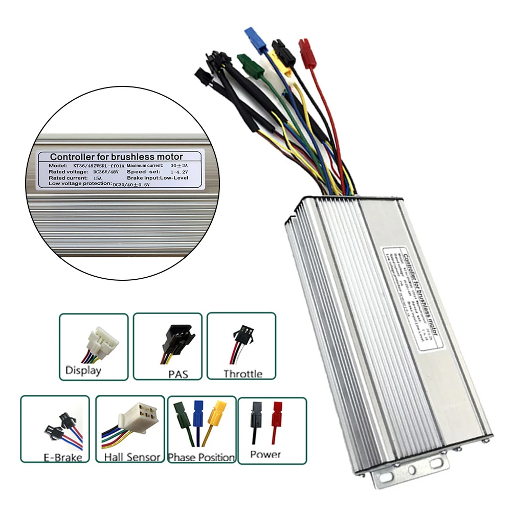 36/48V KT30A E-bike Waterproof Controller W/Lightline For 1000W Brushless Motor Electric Bicycle Dual Mode Controller Accessory
36/48V KT30A E-bike Waterproof Controller W/Lightline For 1000W Brushless Motor Electric Bicycle Dual Mode Controller Accessory