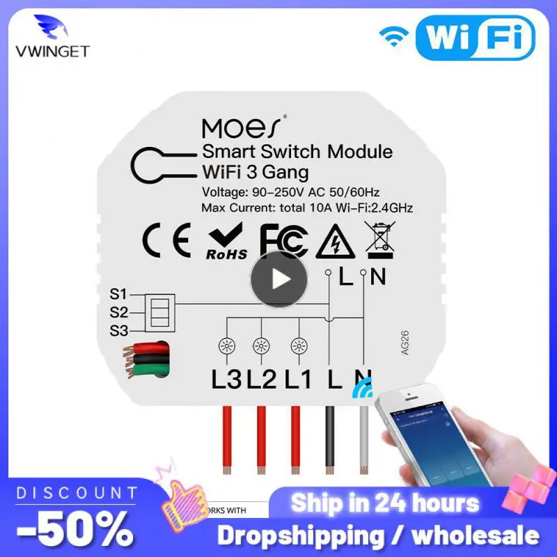 2 Way Smart Light Switch Mini Breaker Module Wifi 3 Gang Wireless Switch Tuya Switch Diy App Control Smart Home
2 Way Smart Light Switch Mini Breaker Module Wifi 3 Gang Wireless Switch Tuya Switch Diy App Control Smart Home