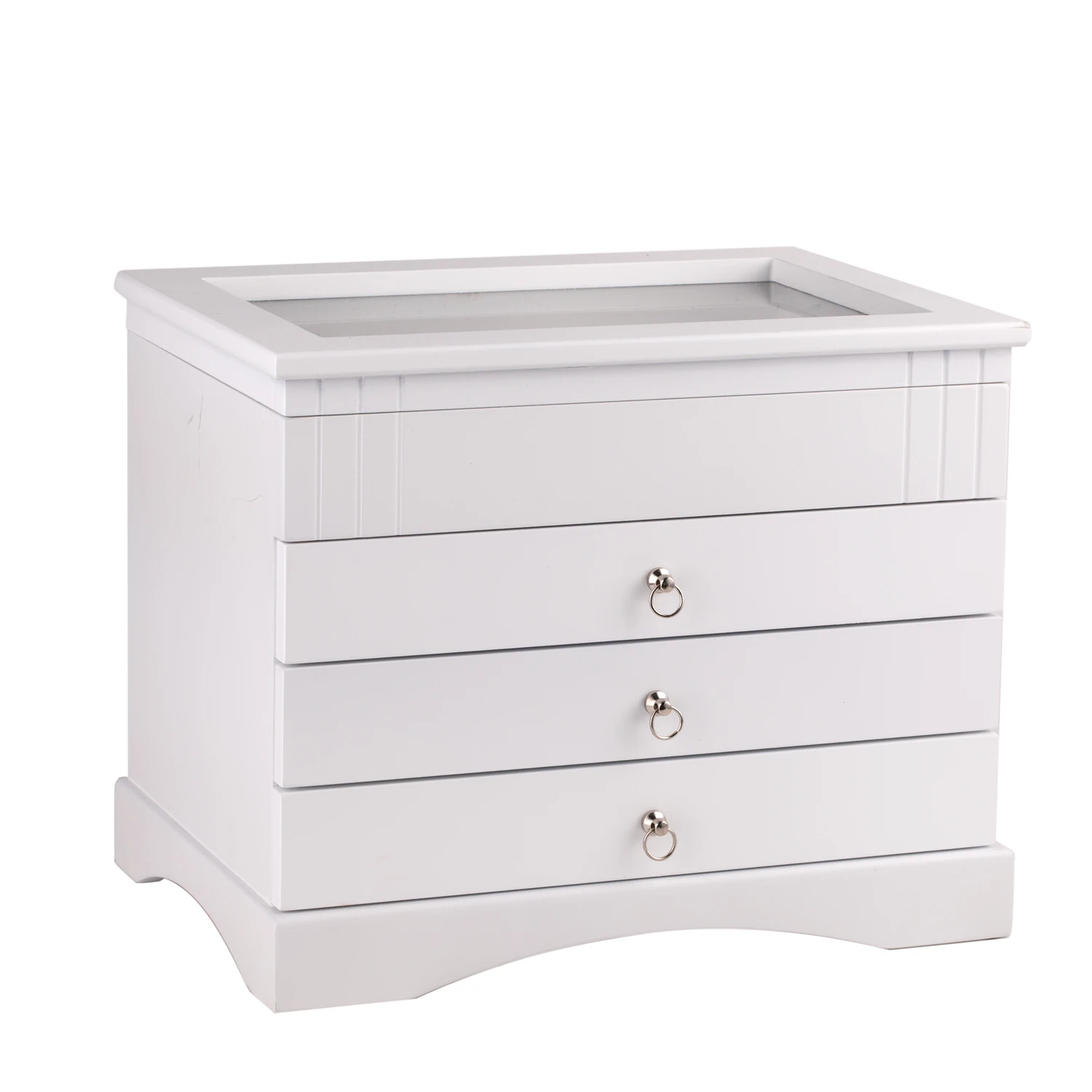 Large Wooden Jewelry Boxes For Girls Rings Glass Top Organizer Earrings Bracelet Storage 3 Drawers Display Carrying Case ROWLING
Large Wooden Jewelry Boxes For Girls Rings Glass Top Organizer Earrings Bracelet Storage 3 Drawers Display Carrying Case ROWLING