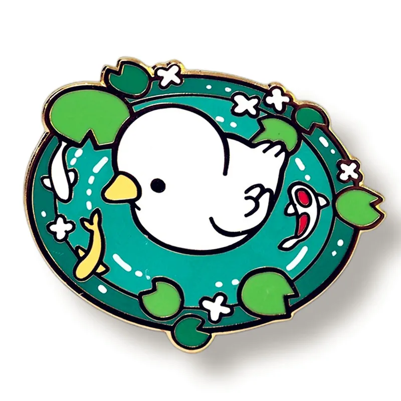 Duckling and Koi Fish Enamel Pin Brooch Metal Badges Lapel Pins Brooches for Backpacks Luxury Designer Jewelry Accessories 
Duckling and Koi Fish Enamel Pin Brooch Metal Badges Lapel Pins Brooches for Backpacks Luxury Designer Jewelry Accessories