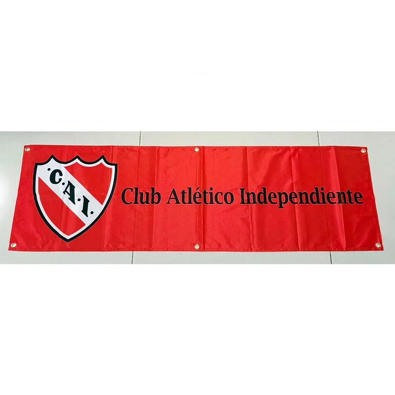 Argentina Club Atletico Independiente Flag Customize Football Club Flags 1.5*5ft (45*150cm) Custom Advertising Decoration Banner
Argentina Club Atletico Independiente Flag Customize Football Club Flags 1.5*5ft (45*150cm) Custom Advertising Decoration Banner