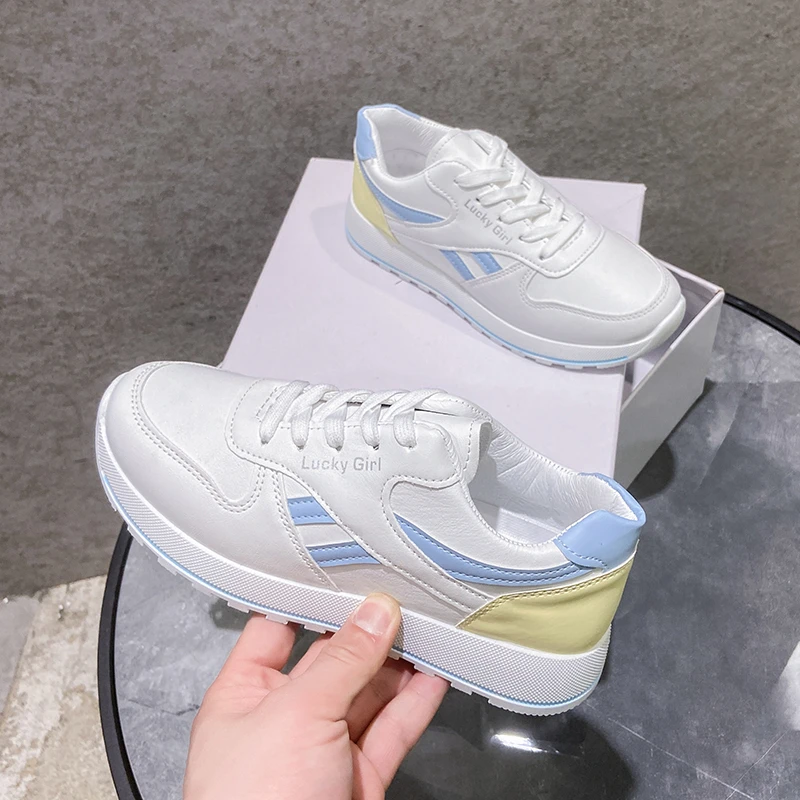 Woman Sneakers White Patchwork Leather Shoes Tenis Feminino Sports Shoes Fashion Women Brand Female Shoes Casual Tennis Shoes
Woman Sneakers White Patchwork Leather Shoes Tenis Feminino Sports Shoes Fashion Women Brand Female Shoes Casual Tennis Shoes