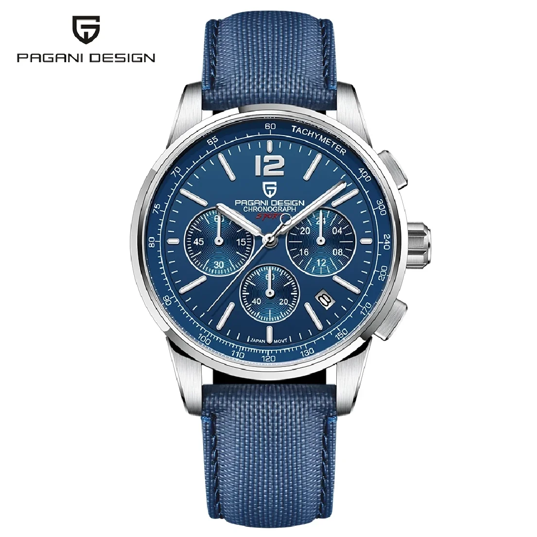 PAGANI DESIGN New VK63 Men Quartz Wristwatches Top Brand Sapphire Glass Chronograph Waterproof 100M Stainless Steel Watch Men
PAGANI DESIGN New VK63 Men Quartz Wristwatches Top Brand Sapphire Glass Chronograph Waterproof 100M Stainless Steel Watch Men