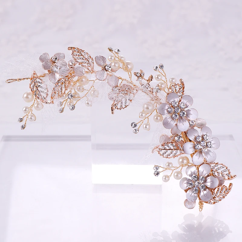 Pearl Flower Rhinestone Hair Clip Barrette Headbands Wedding Hairpin Headwear Accessories Jewelry For Woman
Pearl Flower Rhinestone Hair Clip Barrette Headbands Wedding Hairpin Headwear Accessories Jewelry For Woman
