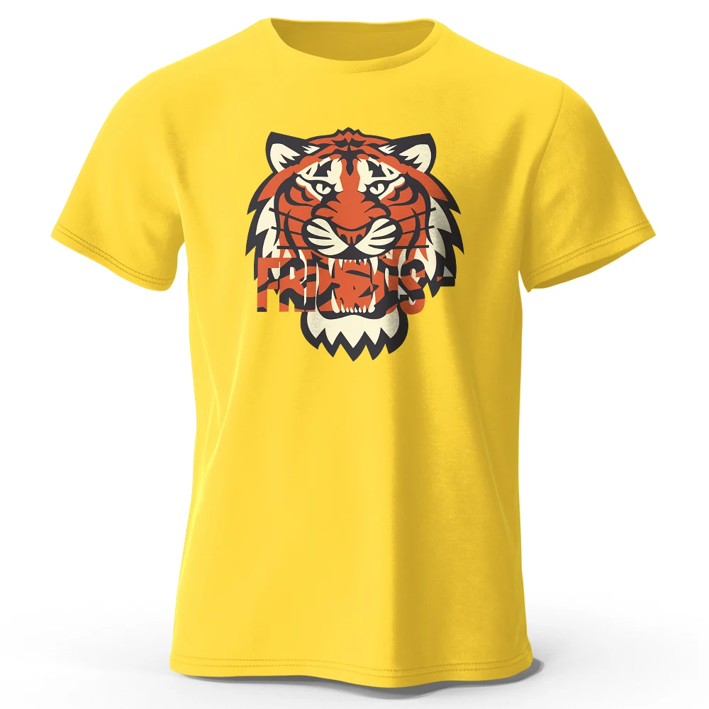 Men's 100% Cotton Tiger Printed Classic T-Shirt For Men Women Oversized Summer Tops Tees
Men's 100% Cotton Tiger Printed Classic T-Shirt For Men Women Oversized Summer Tops Tees