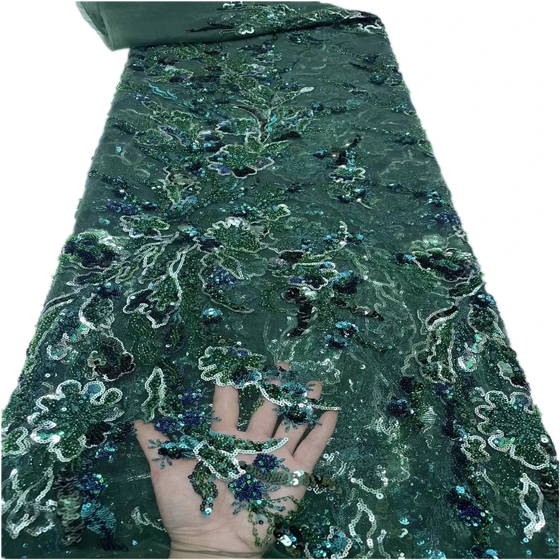 Latest African Net Lace With Sequins French Tulle Lace Blue African Lace Fabric 5Yards Nigerian Lace Fabric d73-75
Latest African Net Lace With Sequins French Tulle Lace Blue African Lace Fabric 5Yards Nigerian Lace Fabric d73-75