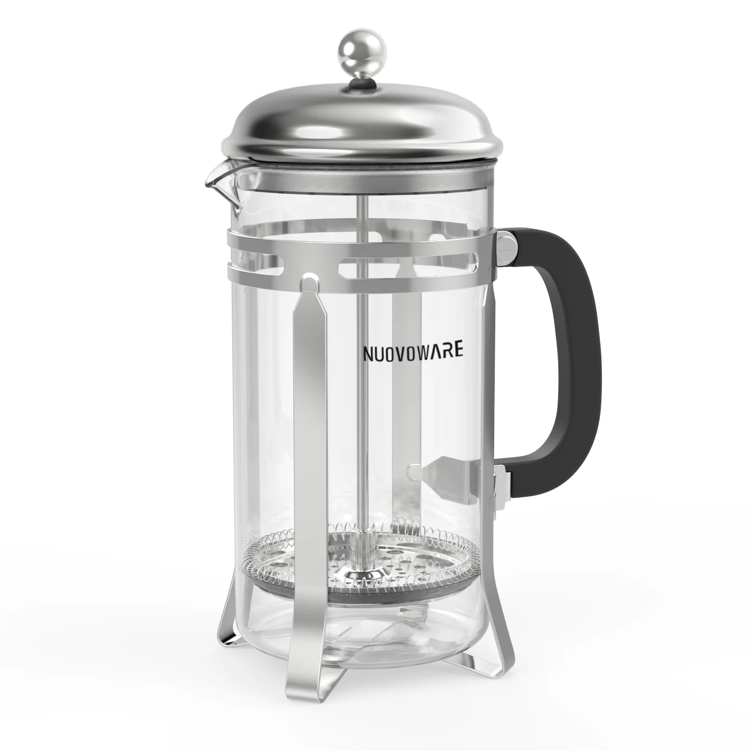 Classic French Press,Coffee & Tea Maker Complete Bundle,Heat Resistant Borosilicate with Stainless Steel Cover,Plunger and Frame
Classic French Press,Coffee & Tea Maker Complete Bundle,Heat Resistant Borosilicate with Stainless Steel Cover,Plunger and Frame
