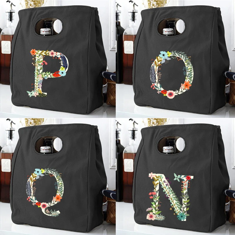 Flower Letters Insulation Insulated Canvas Unisex Lunch Bag Reusable School Food Organizer Organizer Travel RefrigeratedTote Bag
Flower Letters Insulation Insulated Canvas Unisex Lunch Bag Reusable School Food Organizer Organizer Travel RefrigeratedTote Bag