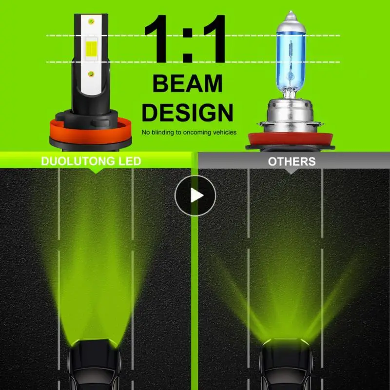 6000lm Car Led Headlights Practical Universal Car Lights Durable High Brightness Car Accessories H11 Cyan Lemon Light Portable 
6000lm Car Led Headlights Practical Universal Car Lights Durable High Brightness Car Accessories H11 Cyan Lemon Light Portable