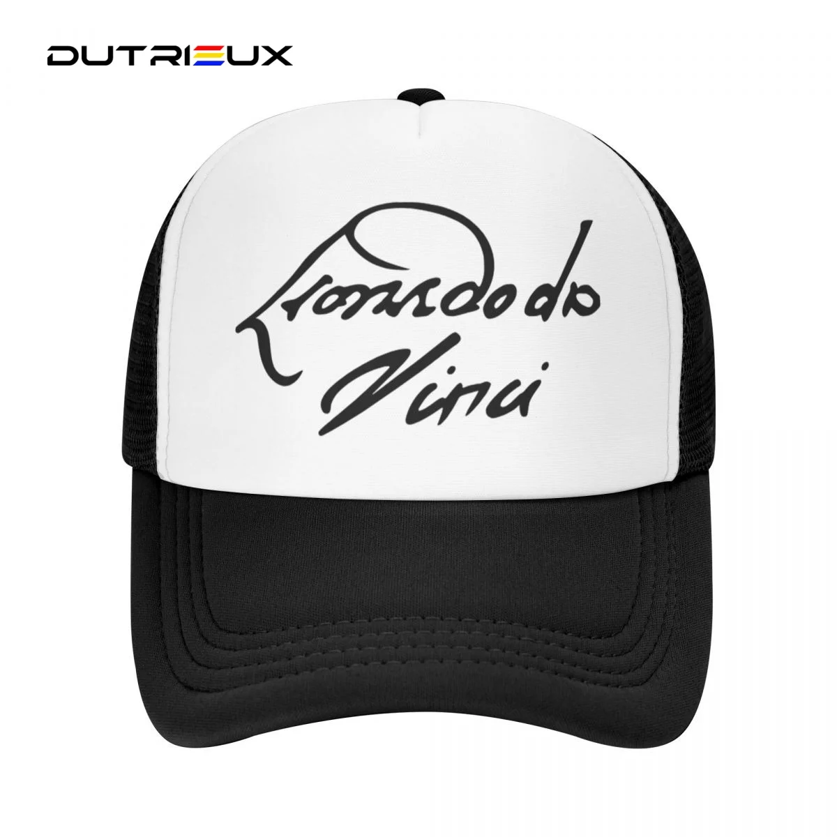 

Leonardo Da Vinci Signature 2023 Summer Women Men Mesh Baseball Cap Sunhat Outdoor Breathable Hats Casquette
