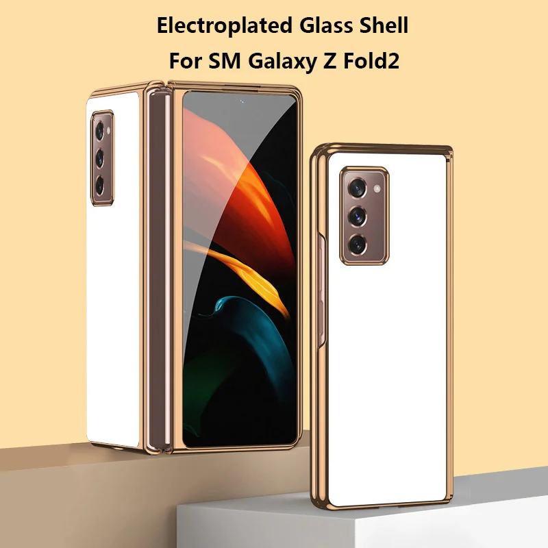 Tempered Glass Plating Frame Cover for Samsung Galaxy Z Fold 2 5G Case Solid Color Hard Anti-knock Cover for Galaxy Z Fold 2
Tempered Glass Plating Frame Cover for Samsung Galaxy Z Fold 2 5G Case Solid Color Hard Anti-knock Cover for Galaxy Z Fold 2