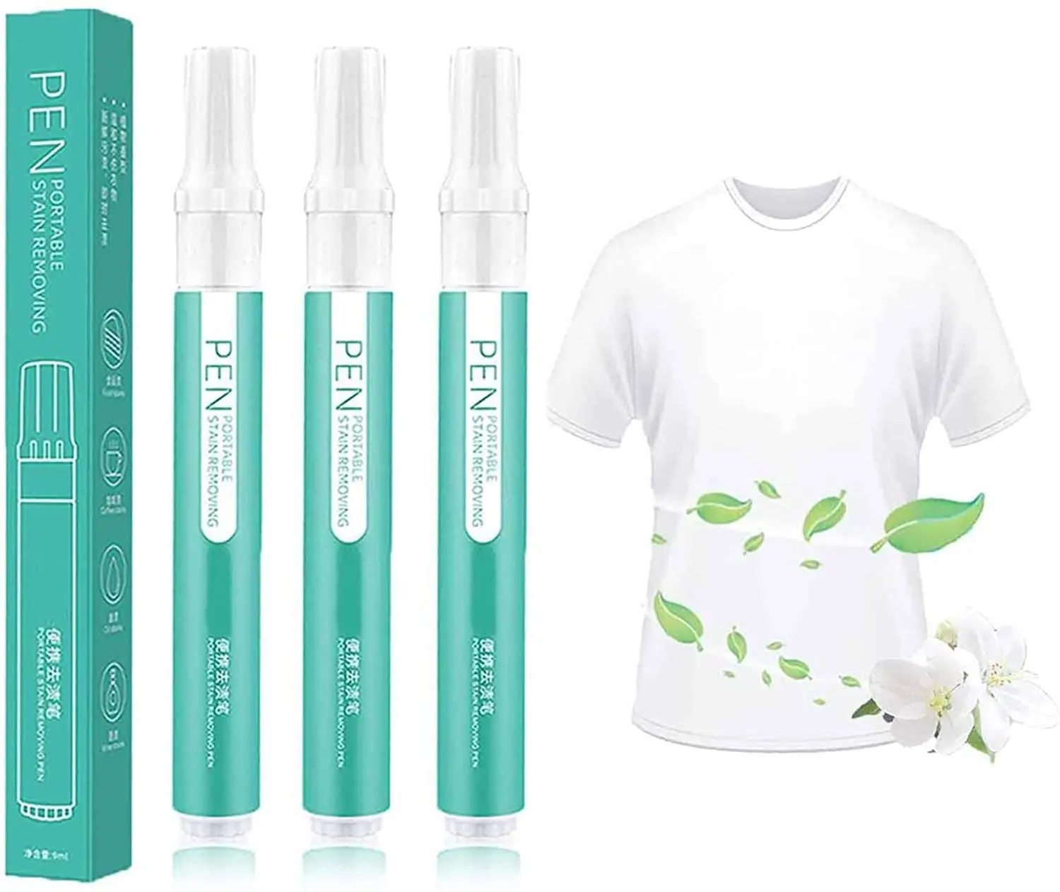 3PCS Bleach Pen for Clothing Portable Bleach Pen for Clothing Stain Removal Grease Stain Remover Wash Free Laundry Clean Pen
3PCS Bleach Pen for Clothing Portable Bleach Pen for Clothing Stain Removal Grease Stain Remover Wash Free Laundry Clean Pen