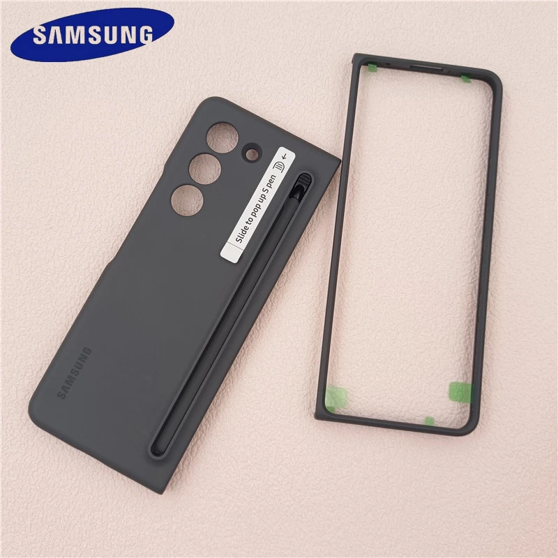 Original Samsung Galaxy Z Fold 5 Fold5 Liquid Silicone Case Full Protect Phone Cover With Slot For ZFold5 5G Back Bumper Shell
Original Samsung Galaxy Z Fold 5 Fold5 Liquid Silicone Case Full Protect Phone Cover With Slot For ZFold5 5G Back Bumper Shell