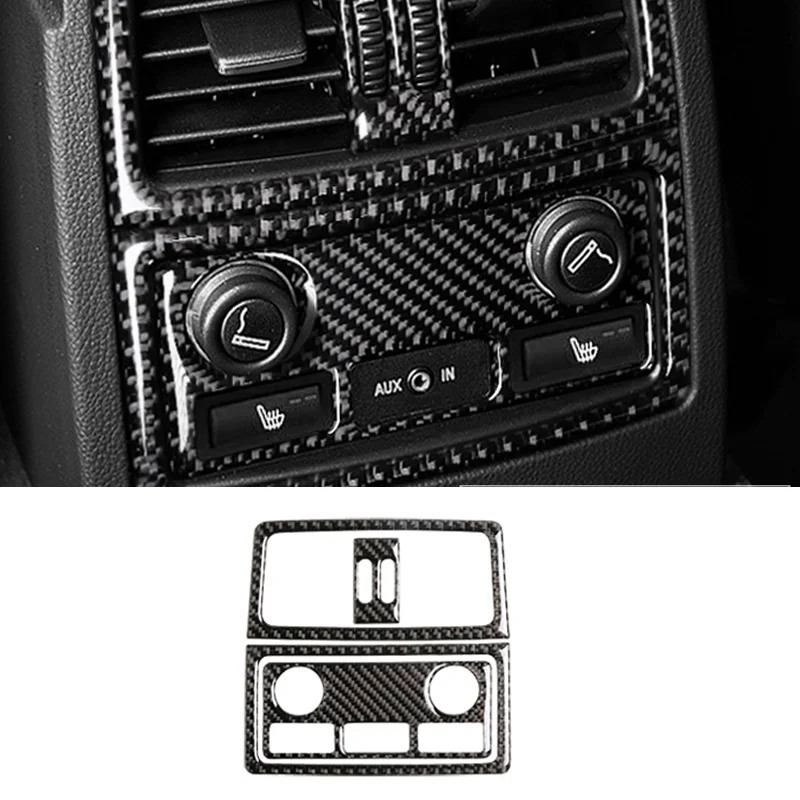 Carbon Fiber Car Rear Air Conditioning Vent Outlet Panel Cover Interior Stickers For BMW E60 5 Series 2005-10 Auto Accessories
Carbon Fiber Car Rear Air Conditioning Vent Outlet Panel Cover Interior Stickers For BMW E60 5 Series 2005-10 Auto Accessories