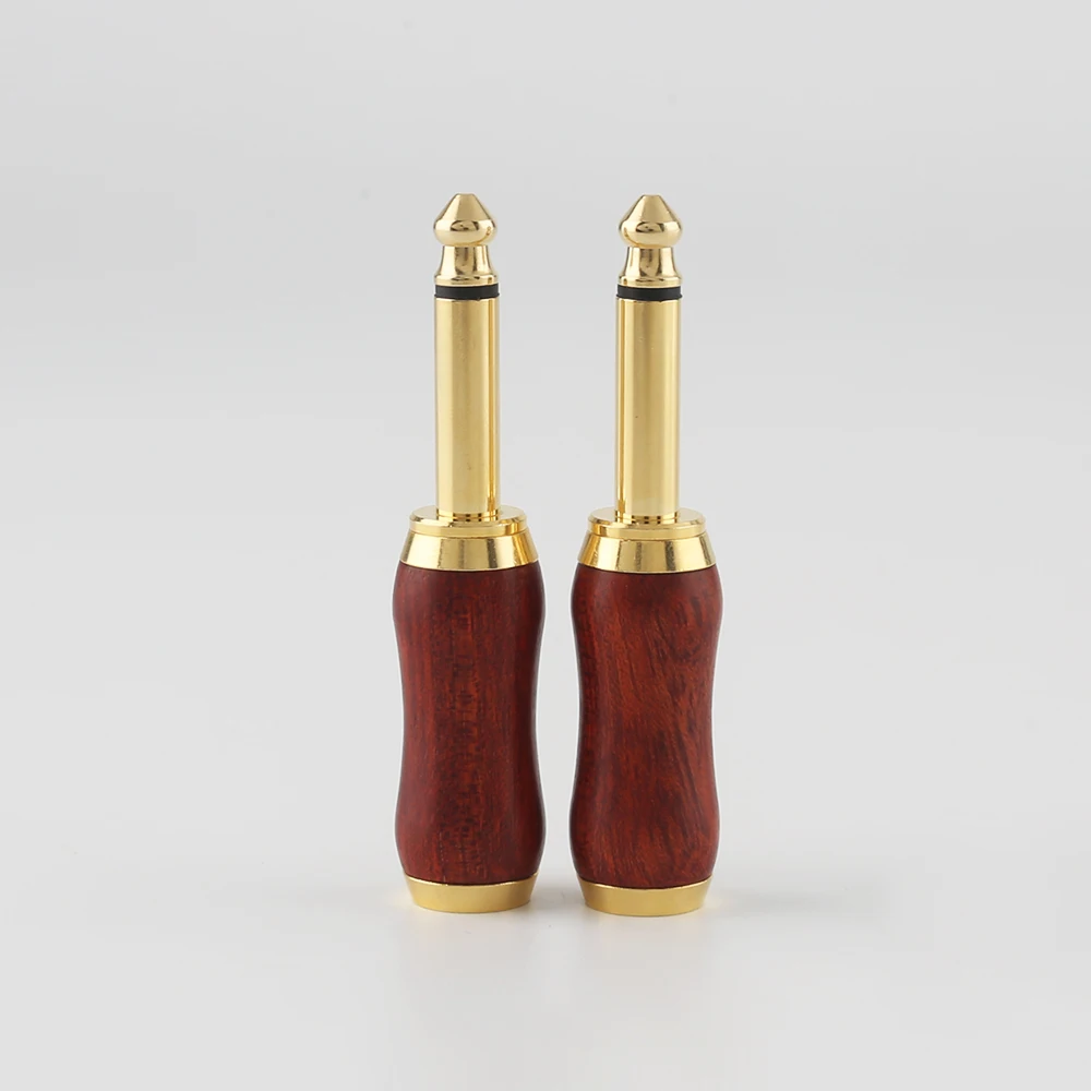 Audiocrast WH805 Red sandalwood 6.35 Rosewood Red sandalwood Gold Plating Plug Mono Professional 2 Pole 6.35 MM 6.3MM Jack Plug
Audiocrast WH805 Red sandalwood 6.35 Rosewood Red sandalwood Gold Plating Plug Mono Professional 2 Pole 6.35 MM 6.3MM Jack Plug