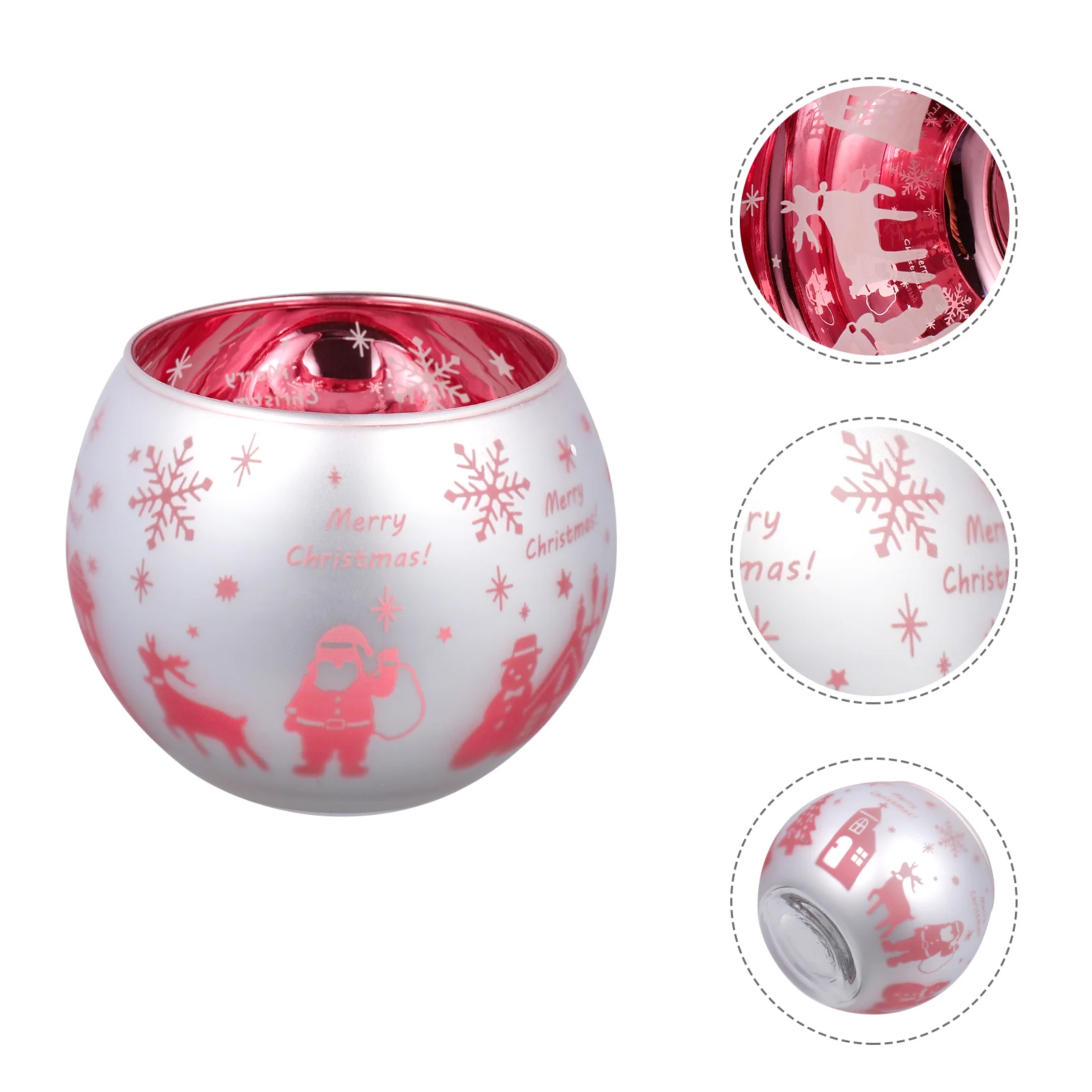 Christmas Holders Holder Round Tabletop Decorations Xmas Tealight Stand Pillar Glass Centerpiece
Christmas Holders Holder Round Tabletop Decorations Xmas Tealight Stand Pillar Glass Centerpiece