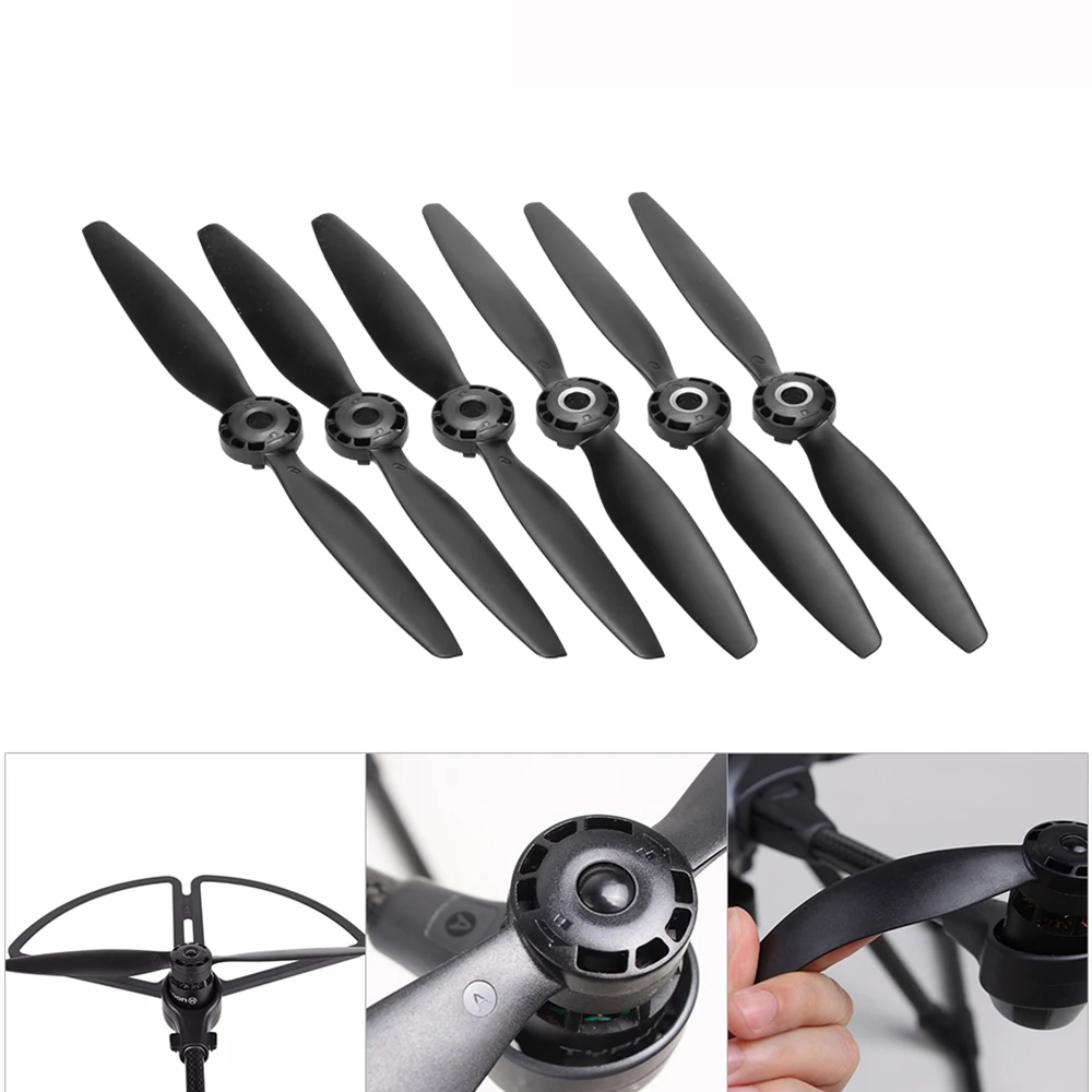 

Droyuke 6pcs 3A 3B Quick Release Props Blade Propeller Spare Part for YUNEEC Typhoon H480 FPV Drone RC Quadcopter