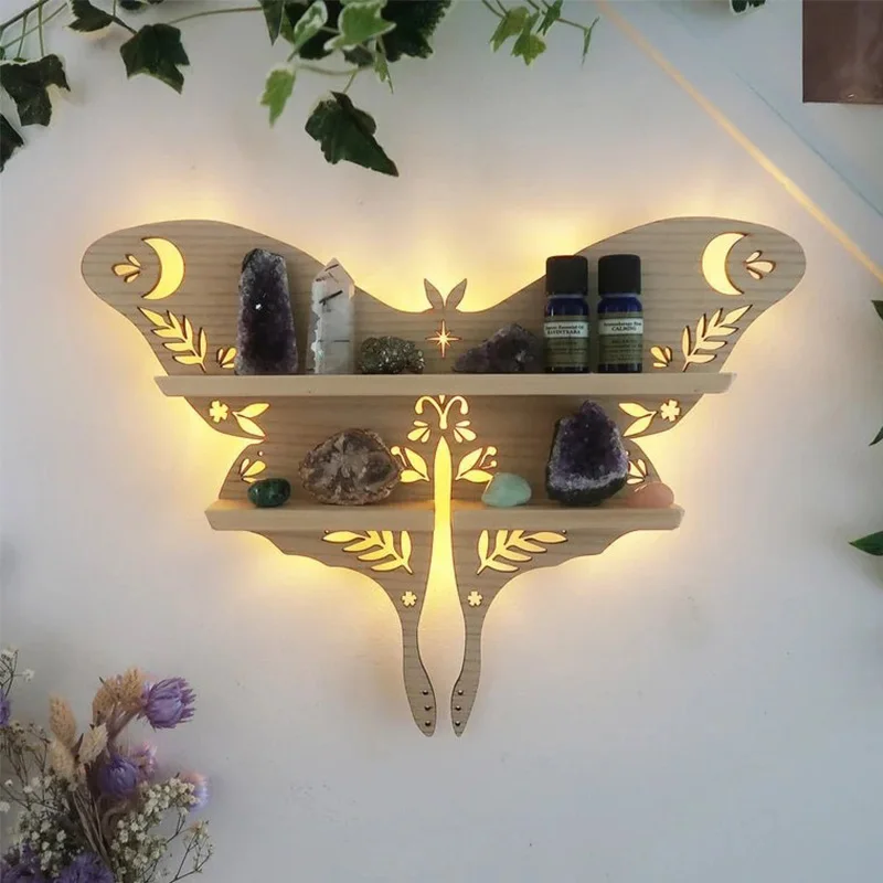 Butterfly Wooden Shelf Crystal Essential Oil Storage Rack Wall Display Decor Rack Wall Hanging Bedroom Home Deco Organizer Shelf
Butterfly Wooden Shelf Crystal Essential Oil Storage Rack Wall Display Decor Rack Wall Hanging Bedroom Home Deco Organizer Shelf