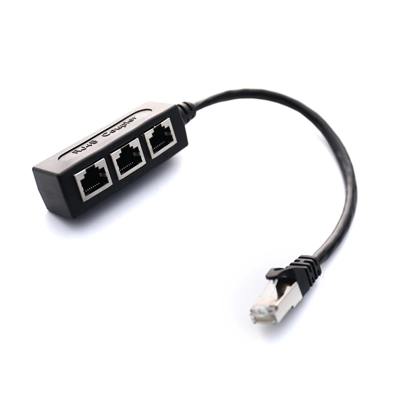 RJ45 Splitter LAN Ethernet Network RJ45 Connector Splitter Adapter Cable For PC Networking Extension 1 Male To 3 Female Cable
RJ45 Splitter LAN Ethernet Network RJ45 Connector Splitter Adapter Cable For PC Networking Extension 1 Male To 3 Female Cable