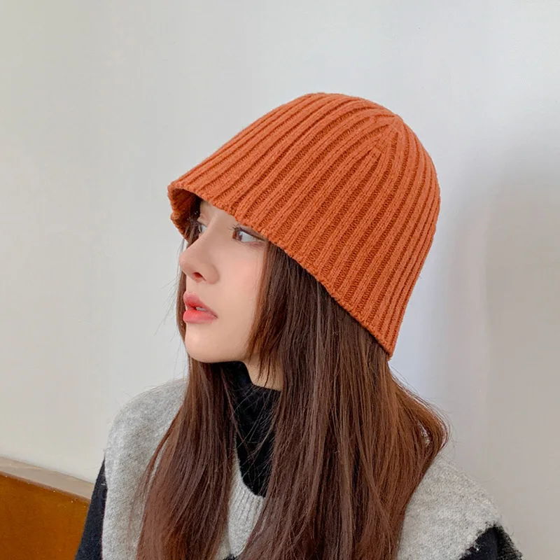 Solid Color Knitted Bucket Hat For Women Cute Girl Winter Warm Fisherman Cap Female Outdoor Casual Windproof Panama Gorras
Solid Color Knitted Bucket Hat For Women Cute Girl Winter Warm Fisherman Cap Female Outdoor Casual Windproof Panama Gorras