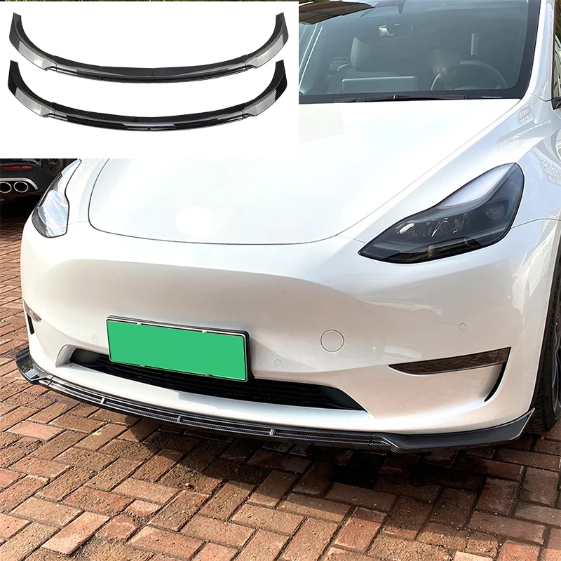 3 Pcs Car Front Bumper Lip Deflector Lips Body Kit Spoiler Splitter Diffuser Protector Guard For Tesla Model Y Maxton 2020+
3 Pcs Car Front Bumper Lip Deflector Lips Body Kit Spoiler Splitter Diffuser Protector Guard For Tesla Model Y Maxton 2020+
