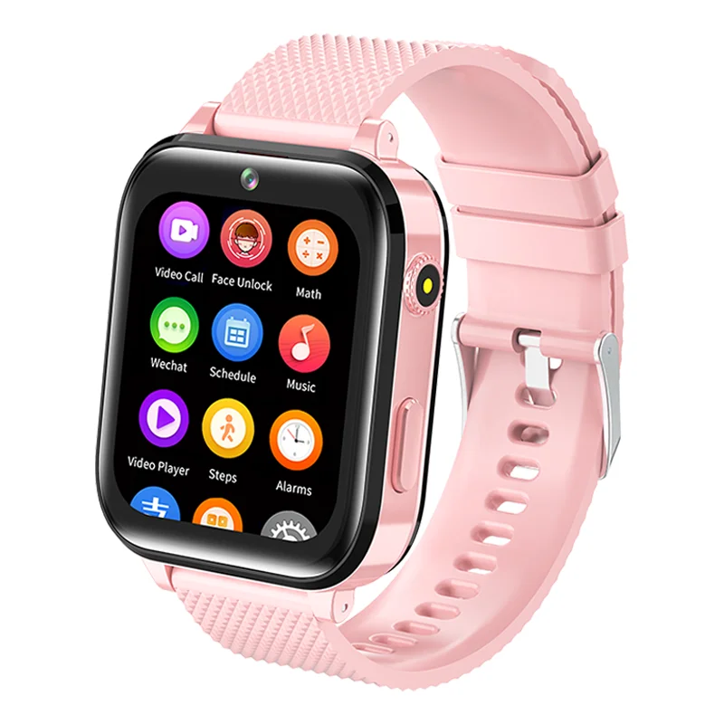 

4G children's smartwatch mobile phone 1G RAM 8G ROM GPS high-definition video call SOS 1.7 inch screen children's smartwatch Hot